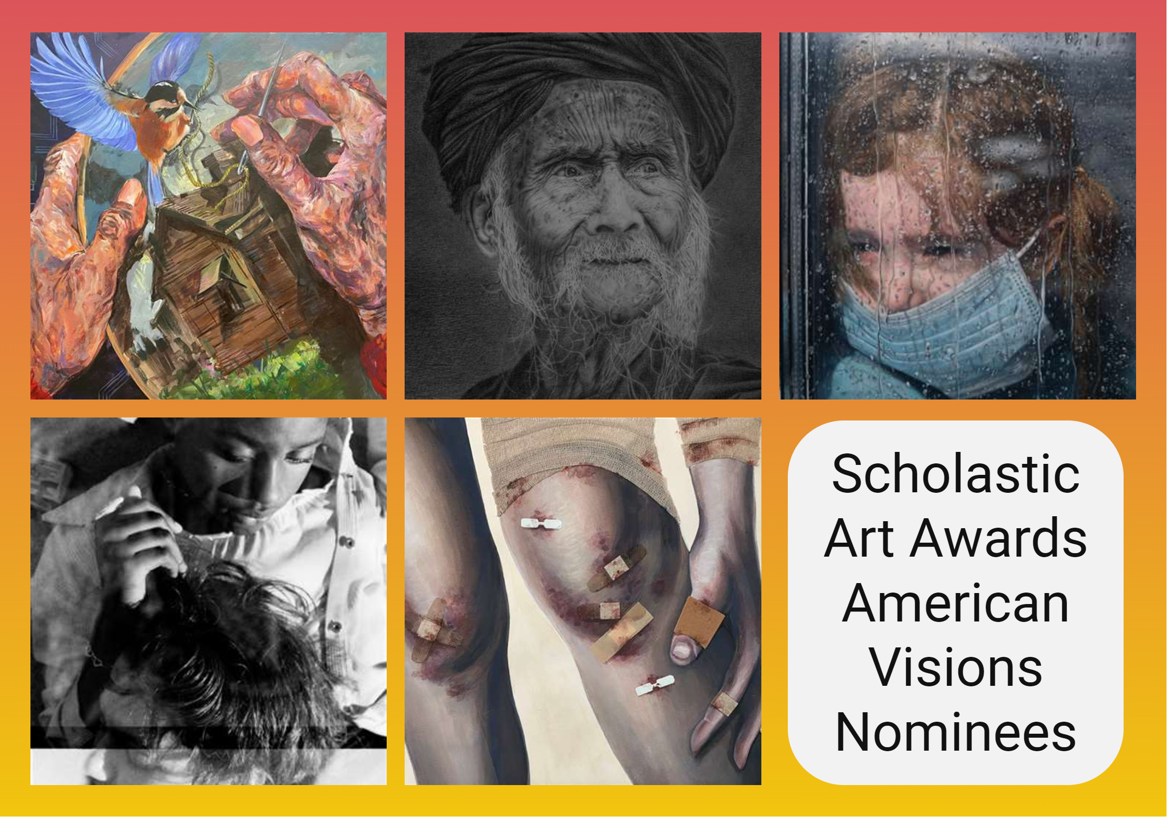 Images of the Scholastic Art Awards American Visions Nominees.
